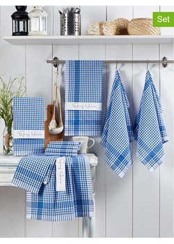 Colourful Cotton Ściereczki (10 szt.) "Potikareli" w kolorze niebieskim do naczyń ze sklepu Limango Polska w kategorii Ścierki kuchenne - zdjęcie 173992419