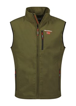 Geographical Norway Kamizelka softshellowa &quot;Vakito&quot; w kolorze khaki ze sklepu Limango Polska w kategorii Kamizelki męskie - zdjęcie 173993059