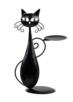 Profiline Świecznik w kolorze czarnym - 17,5 x 28 x 10,5 cm ze sklepu Limango Polska w kategorii Świeczniki - zdjęcie 173993546