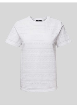 T-shirt z haftem angielskim ze sklepu Peek&Cloppenburg  w kategorii Bluzki damskie - zdjęcie 173999535
