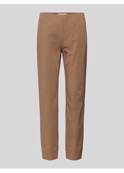 Spodnie materiałowe o kroju slim fit z ozdobnymi szwami model ‘PENNY’ ze sklepu Peek&Cloppenburg  w kategorii Spodnie damskie - zdjęcie 173999568