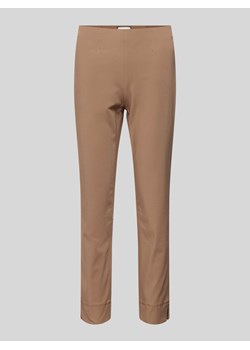 Spodnie materiałowe o skróconym kroju slim fit model ‘SABRINA’ ze sklepu Peek&Cloppenburg  w kategorii Spodnie damskie - zdjęcie 173999725