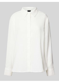 Bluzka z fakturowanym wzorem model ‘Gauze’ ze sklepu Peek&Cloppenburg  w kategorii Koszule damskie - zdjęcie 173999929