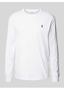 Bluzka z długim rękawem z wyhaftowanym logo ze sklepu Peek&Cloppenburg  w kategorii T-shirty męskie - zdjęcie 174000187