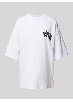 T-shirt o kroju oversized z nadrukiem z logo ze sklepu Peek&Cloppenburg  w kategorii Bluzki damskie - zdjęcie 174000369