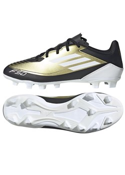 Buty adidas F50 Club Messi FxG M IG9331 złoty ze sklepu ButyModne.pl w kategorii Buty sportowe męskie - zdjęcie 174000435