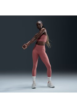 Damskie legginsy 7/8 z wysokim stanem zapewniające delikatne wsparcie Nike Zenvy - Różowy ze sklepu Nike poland w kategorii Spodnie damskie - zdjęcie 174000895