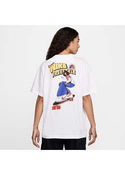 Damski T-shirt o luźnym kroju z krótkim rękawem Nike Sportswear - Biel ze sklepu Nike poland w kategorii Bluzki damskie - zdjęcie 174000898