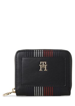 Tommy Hilfiger Portfel damski Kobiety Sztuczna skóra granatowy jednolity ze sklepu vangraaf w kategorii Portfele damskie - zdjęcie 174002695