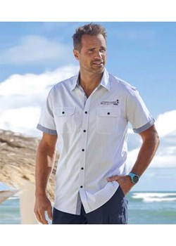 Popelinowa koszula w paski West Island ze sklepu Atlas For Men w kategorii Koszule męskie - zdjęcie 174003018
