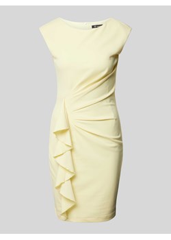 Sukienka koktajlowa o długości do kolan z marszczeniem ze sklepu Peek&Cloppenburg  w kategorii Sukienki - zdjęcie 174006049