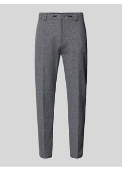 Spodnie do garnituru o kroju tapered fit z kieszeniami z tyłu model ‘JUNO’ ze sklepu Peek&Cloppenburg  w kategorii Spodnie męskie - zdjęcie 174006068
