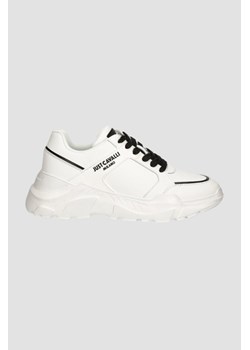 JUST CAVALLI Białe sneakersy Fondo Casper, Wybierz rozmiar 41 ze sklepu outfit.pl w kategorii Buty sportowe męskie - zdjęcie 174006937