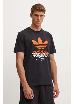 adidas Originals t-shirt bawełniany męski kolor czarny z nadrukiem IZ2578 ze sklepu ANSWEAR.com w kategorii T-shirty męskie - zdjęcie 174008996