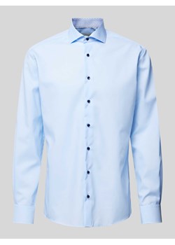 Koszula biznesowa o kroju regular fit z listwą guzikową ze sklepu Peek&Cloppenburg  w kategorii Koszule męskie - zdjęcie 174009096