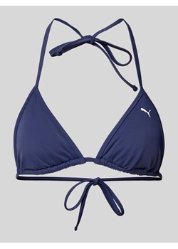 Top bikini z nadrukiem z logo ze sklepu Peek&Cloppenburg  w kategorii Stroje kąpielowe - zdjęcie 174009369