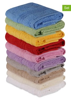 Colorful Cotton Ręczniki (10 szt.) &quot;Rainbow&quot; w różnych kolorach dla gości ze sklepu Limango Polska w kategorii Ręczniki - zdjęcie 174010039