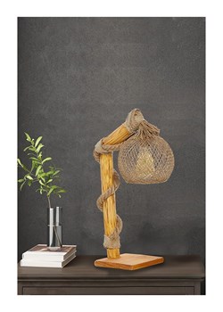 Opviq Lampa stołowa &quot;Canata&quot; w kolorze jasnobrązowym - 25 x 50 cm ze sklepu Limango Polska w kategorii Oświetlenie - zdjęcie 174010085