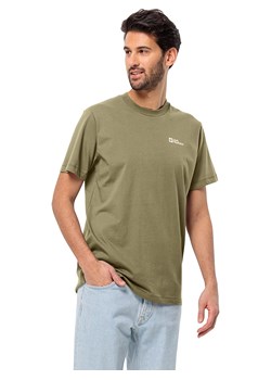 Jack Wolfskin Koszulka &quot;Essential&quot; w kolorze khaki ze sklepu Limango Polska w kategorii T-shirty męskie - zdjęcie 174011258