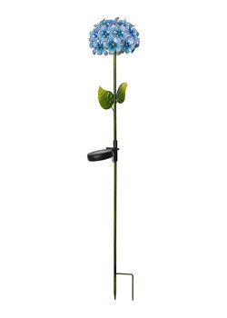 STAR Trading Solarne lampy ogrodowe LED &quot;Hortensia&quot; w kolorze niebieskim - wys. 77 cm ze sklepu Limango Polska w kategorii Oświetlenie ogrodowe - zdjęcie 174012156