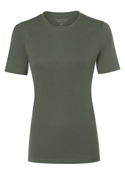 brookshire T-shirt damski Kobiety Bawełna khaki jednolity ze sklepu vangraaf w kategorii Bluzki damskie - zdjęcie 174014105