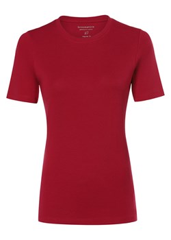 brookshire T-shirt damski Kobiety Bawełna malinowy jednolity ze sklepu vangraaf w kategorii Bluzki damskie - zdjęcie 174014107