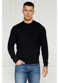 Emporio Armani Wełniany sweter | Slim Fit ze sklepu Gomez Fashion Store w kategorii Swetry męskie - zdjęcie 174015015