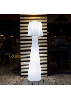lumisky Lampa zewnętrzna &quot;Lady&quot; w kolorze białym - wys. 150 cm ze sklepu Limango Polska w kategorii Dekoracje i akcesoria ogrodowe - zdjęcie 174017058