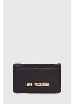 Love Moschino portfel damski kolor czarny JC5614PP1LLD0000 ze sklepu ANSWEAR.com w kategorii Portfele damskie - zdjęcie 174017955