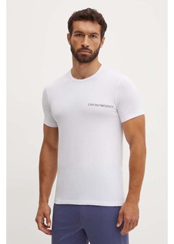 Emporio Armani Underwear t-shirt lounge 2-pack kolor biały z nadrukiem 111267 4F717 ze sklepu ANSWEAR.com w kategorii T-shirty męskie - zdjęcie 174018145