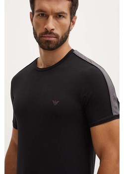 Emporio Armani Underwear t-shirt lounge kolor czarny z nadrukiem 111890 4F717 ze sklepu ANSWEAR.com w kategorii T-shirty męskie - zdjęcie 174018188