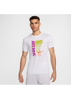 Męski T-shirt do koszykówki Dri-FIT Nike - Biel ze sklepu Nike poland w kategorii T-shirty męskie - zdjęcie 174019645