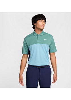 Męska koszulka polo do golfa Dri-FIT Nike Victory+ - Zieleń ze sklepu Nike poland w kategorii T-shirty męskie - zdjęcie 174019679