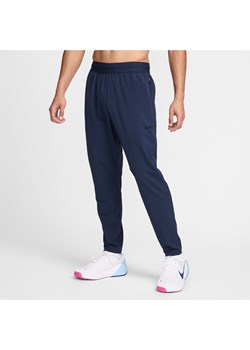 Męskie spodnie do fitnessu Dri-FIT Nike Flex Rep - Niebieski ze sklepu Nike poland w kategorii Spodnie męskie - zdjęcie 174019688