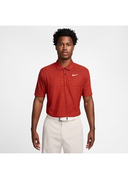 Męska koszulka polo do golfa Dri-FIT ADV Nike Tour - Czerwony ze sklepu Nike poland w kategorii T-shirty męskie - zdjęcie 174019695