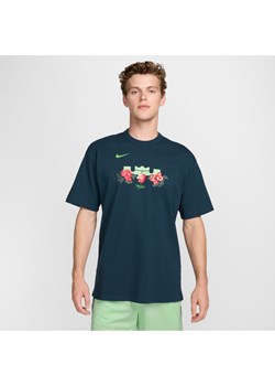 Męski T-shirt do koszykówki Max90 LeBron - Niebieski ze sklepu Nike poland w kategorii T-shirty męskie - zdjęcie 174019698