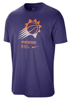 Męski T-shirt Nike NBA Phoenix Suns Courtside - Fiolet ze sklepu Nike poland w kategorii T-shirty męskie - zdjęcie 174019777