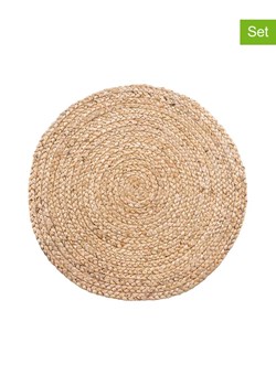 House Nordic Podkładka (4 szt.) w kolorze jasnobrązowym - Ø 38 cm ze sklepu Limango Polska w kategorii Podkładki na stół - zdjęcie 174020788