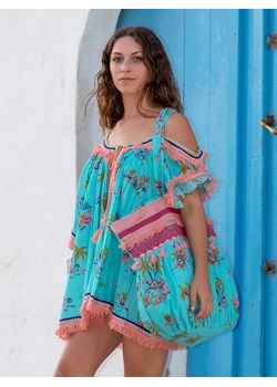 Isla Bonita by SIGRIS Bluzka w kolorze turkusowym ze wzorem ze sklepu Limango Polska w kategorii Bluzki damskie - zdjęcie 174022368
