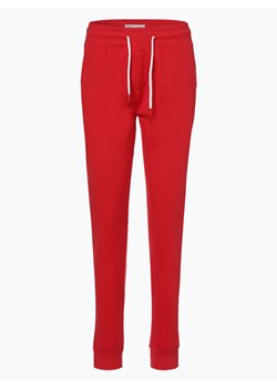 Marie Lund Damskie spodnie dresowe Kobiety Bawełna czerwony jednolity ze sklepu vangraaf w kategorii Spodnie damskie - zdjęcie 174022548