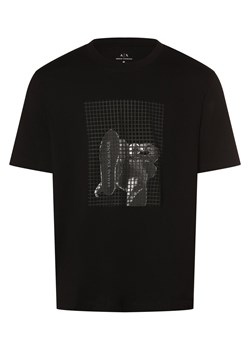 Armani Exchange Koszulka męska Mężczyźni Bawełna czarny nadruk ze sklepu vangraaf w kategorii T-shirty męskie - zdjęcie 174022558