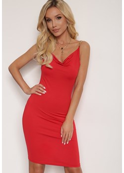 Czerwona Sukienka Endica ze sklepu Renee odzież w kategorii Sukienki - zdjęcie 174022596