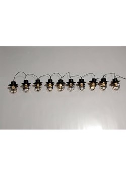 lumisky Girlanda solarna LED &quot;Detroit&quot; w kolorze czarnym - dł. 500 cm ze sklepu Limango Polska w kategorii Dekoracje i akcesoria ogrodowe - zdjęcie 174024677