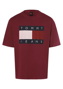 Tommy Jeans Koszulka męska Mężczyźni Bawełna bakłażanowy nadruk ze sklepu vangraaf w kategorii T-shirty męskie - zdjęcie 174025117