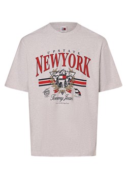 Tommy Jeans Koszulka męska Mężczyźni Bawełna jasny szary nadruk ze sklepu vangraaf w kategorii T-shirty męskie - zdjęcie 174025118