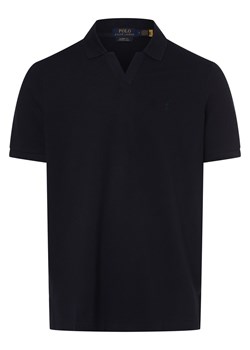 Polo Ralph Lauren Męska koszulka polo - klasyczny krój Mężczyźni Bawełna granatowy jednolity ze sklepu vangraaf w kategorii T-shirty męskie - zdjęcie 174025129