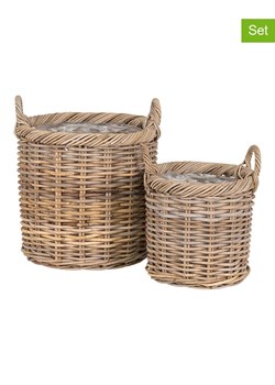 House Nordic Doniczki (2 szt.) w kolorze brązowym ze sklepu Limango Polska w kategorii Doniczki i osłonki - zdjęcie 174026956