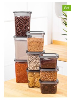 Violeta Home Pojemniki (9 szt.) w kolorze antracytowym ze sklepu Limango Polska w kategorii Pojemniki kuchenne - zdjęcie 174027508