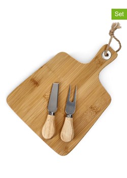 Homla 3-częściowy zestaw "Bambou" w kolorze beżowym do sera - 26 x 19 cm - id: 15747671 - marki Homla - 174028305 Homla 3-częściowy zestaw "Bambou" w kolorze beżowym do sera - 26 x 19 cm ze sklepu Limango Polska w kategorii Misy i tace dekoracyjne - zdjęcie 174028305