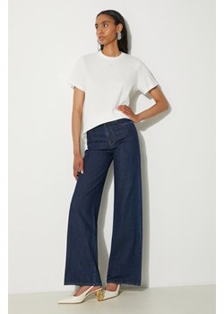 Kenzo jeansy Ayame Regular Waist Fit Jeans damskie high waist FE62DP2176F2.DD ze sklepu PRM w kategorii Jeansy damskie - zdjęcie 174031169